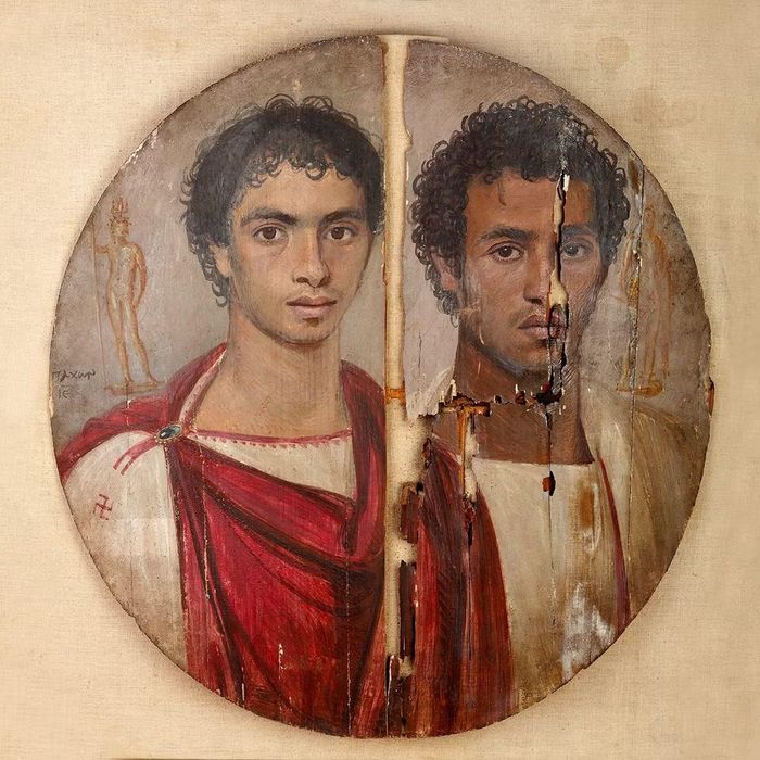 Bức họa “Tondo of the Two Brothers”. (Ảnh: Bảo tàng Ai Cập)