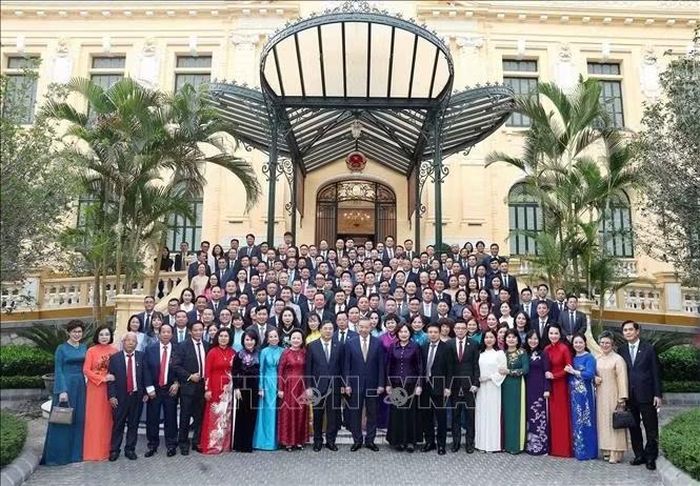 Tổng Bí thư, Chủ tịch nước Tô Lâm và các đại biểu tham dự. Ảnh: Thống Nhất/TTXVN