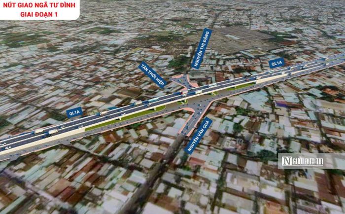 Khi đưa vào khai thác, nút giao Ngã tư Đình được kỳ vọng sẽ góp phần giảm ùn tắc giao thông tại giao lộ có lưu lượng phương tiện lớn trên Quốc lộ 1, nâng cao năng lực khai thác tuyến đường và rút ngắn thời gian di chuyển, tạo thuận lợi cho vận chuyển hàng hóa cũng như việc đi lại của người dân từ cửa ngõ Tây Bắc vào trung tâm Tp.HCM và ngược lại.