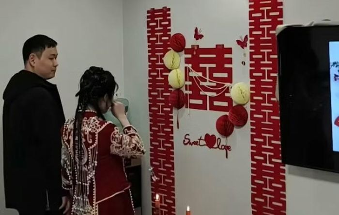 Trang trí đơn giản, tiết kiệm. Ảnh: HK01.