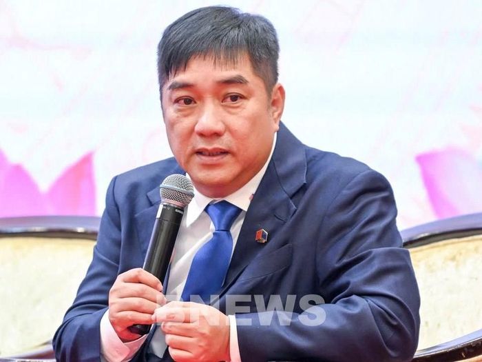 Chủ tịch Hội đồng quản trị Tập đoàn Đèo Cả Hồ Minh Hoàng. Ảnh: BNEWS/TTXVN phát