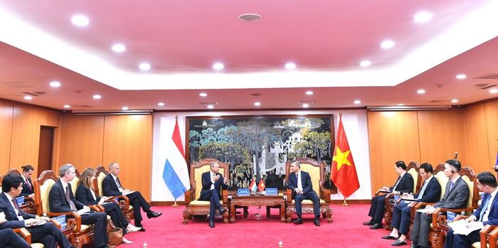 Quang cảnh buổi làm việc. Ảnh: MOF