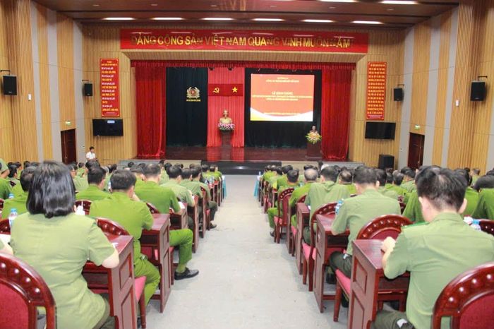 Quang cảnh lê khai mạc. (Ảnh: Công an TP.HCM)
