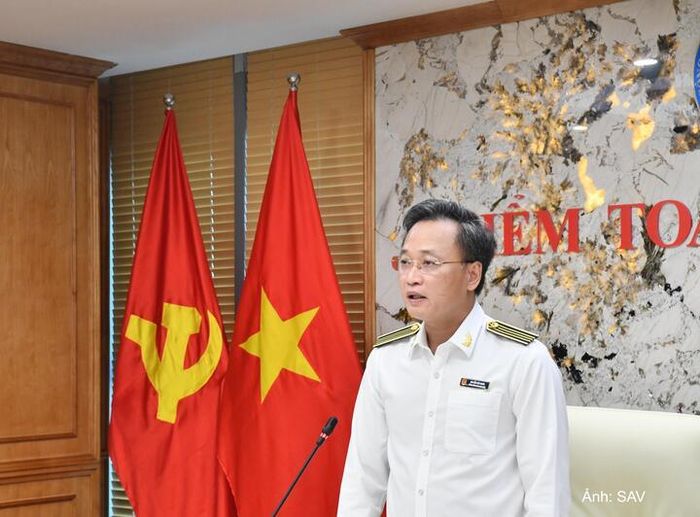 Tổng Kiểm toán nhà nước Nguyễn Hữu Nghĩa phát biểu tại hội nghị.
