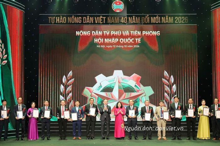 Vinh danh nông dân tỷ phú và tiên phong hội nhập quốc tế.