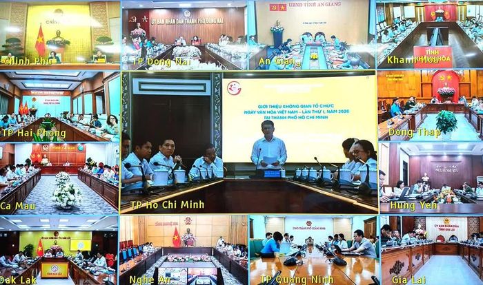 Đại biểu tham luận tại hội nghị. (Ảnh chụp từ màn hình)