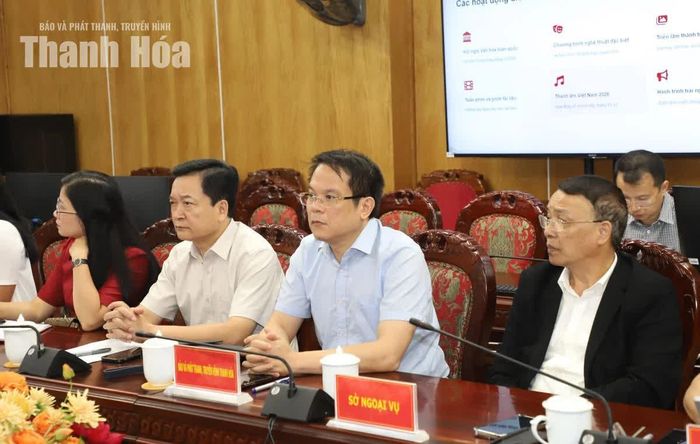 Đại biểu dự hội nghị tại điểm cầu tỉnh Thanh Hóa.