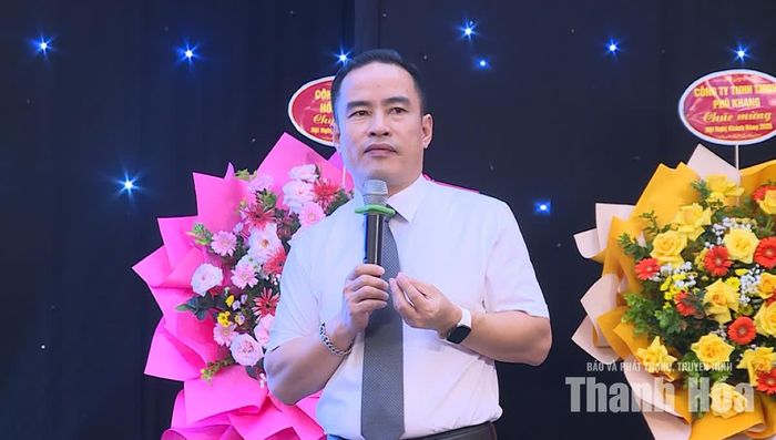 Đại diện Công ty Cổ phần thực phẩm Omeli phát biểu tại sự kiện “Kết lộc đón Xuân 2027”.