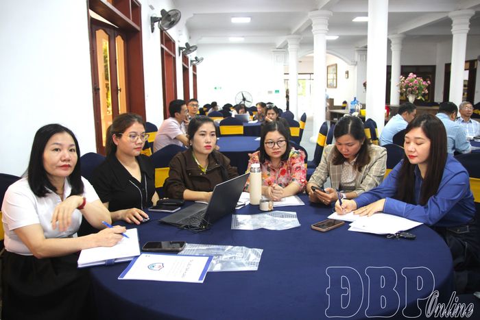 Học viên tham gia lớp tập huấn.
