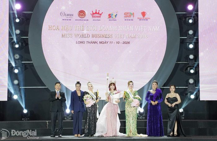 Thí sinh Bùi Thanh Vân đạt danh hiệu hoa hậu bảng C. Ảnh: ĐVCC