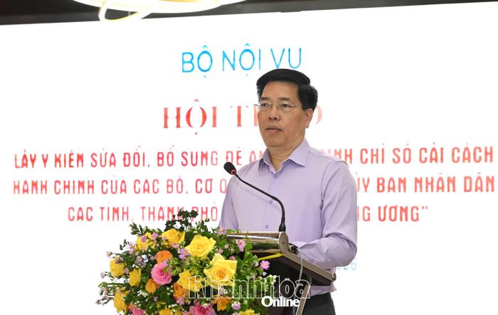 Ông Phạm Minh Hùng phát biểu khai mạc hội thảo.