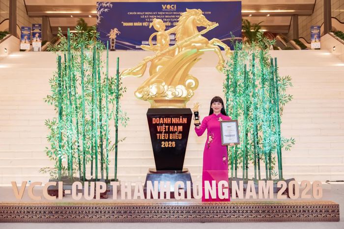 Chủ tịch Hội đồng thành viên Công ty Yến sào Khánh Hòa và danh hiệu “Doanh nhân Việt Nam tiêu biểu - Cúp Thánh Gióng năm 2026".
