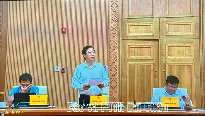Lãnh đạo các bộ phát biểu tại điểm cầu Trung ương.