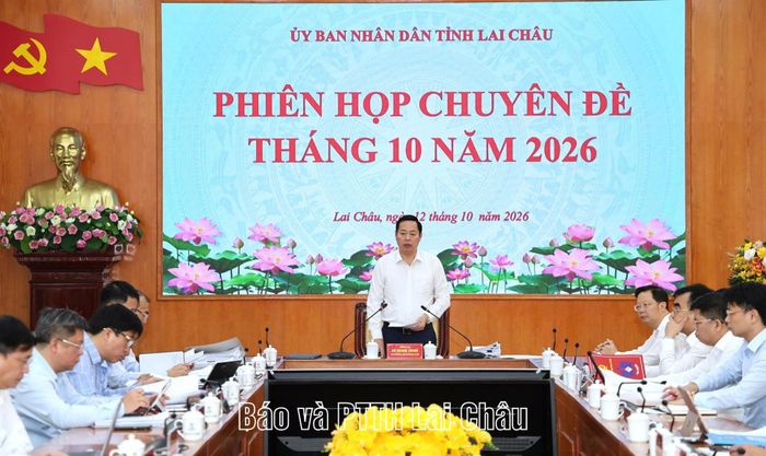 Đồng chí Hà Quang Trung - Phó Bí thư Tỉnh ủy, Chủ tịch UBND tỉnh phát biểu kết luận phiên họp.