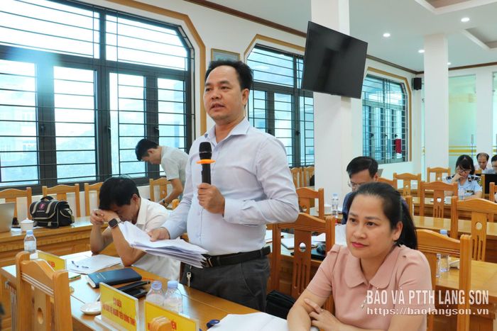 Lãnh đạo Hội Bảo vệ người tiêu dùng tỉnh phát biểu ý kiến tại hội nghị