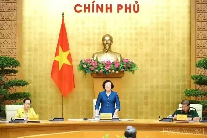 ﻿Đồng chí Phạm Thị Thanh Trà - Bí thư Trung ương Đảng, Phó Thủ tướng Chính Phủ kết luận cuộc họp. 