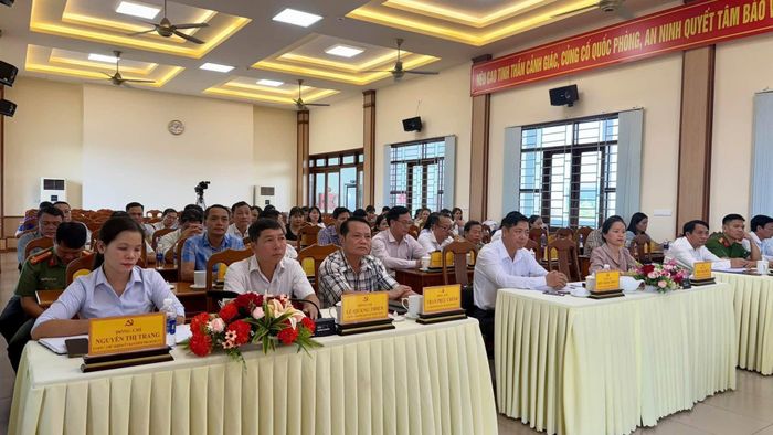 Cán bộ được quy hoạch các chức danh thuộc diện Ban Thường vụ Đảng ủy xã quản lý, nhiệm kỳ 2025 - 2030 và 2026 - 2031 tham dự hội nghị