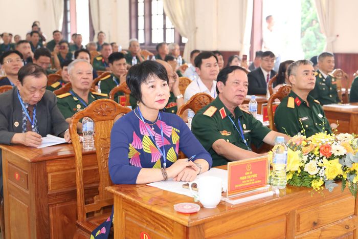 Đồng chí Phạm Thị Phúc, Phó Bí thư Tỉnh ủy, Chủ tịch Ủy ban MTTQ Việt Nam tỉnh Lâm Đồng dự đại hội