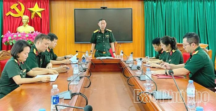Ban Chỉ huy Quân sự phường Vĩnh Yên chủ động xây dựng kế hoạch, phân công nhiệm vụ cụ thể, cập nhật nguồn thanh niên trong độ tuổi nhập ngũ.
