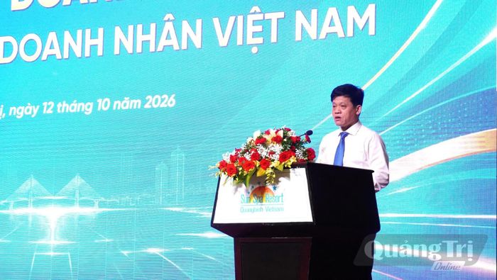 Đồng chí Lê Văn Bảo, Phó Chủ tịch UBND tỉnh phát biểu khai mạc - Ảnh: C.H