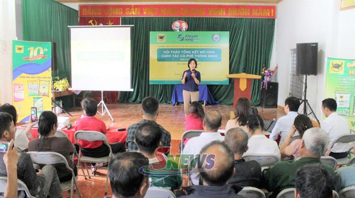 Hội thảo tổng kết mô hình canh tác cà phê thông minh thích ứng với biến đổi khí hậu.       Ảnh: PV