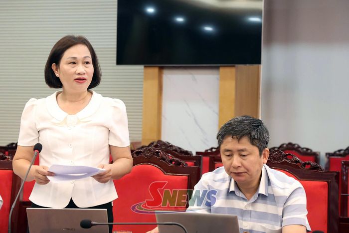 Lãnh đạo xã Thuận Châu phát biểu ý kiến.