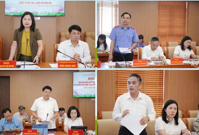 Đại biểu phát biểu ý kiến tại Hội nghị.