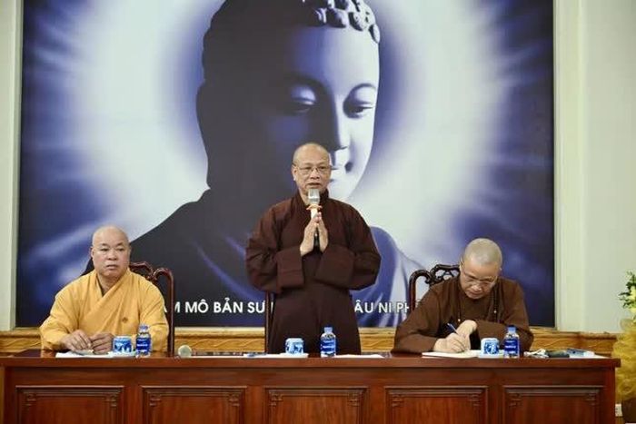 Hòa thượng Thích Quảng Hà phát biểu khai mạc