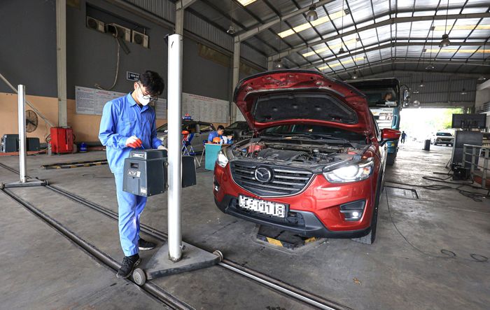 Đổi biển số định danh không chuyển đổi loại hình kinh doanh vận tải, ô tô không cần đăng kiểm lại mà chỉ cần cập nhật thông tin phương tiện (ảnh minh hoạ).