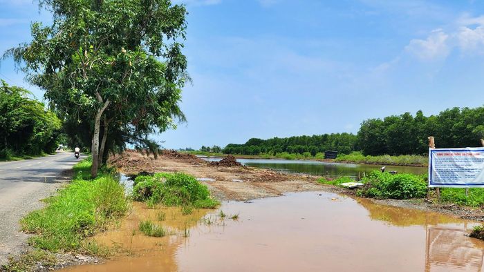 Điểm cuối của dự án thuộc khu vực ngã ba chùa Linh Ứng.