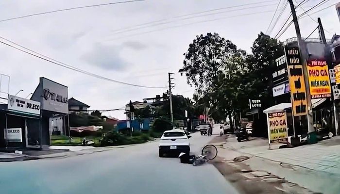 Hiện trường vụ tai nạn giao thông (Ảnh: Phòng CSGT, Công an tỉnh Thái Nguyên)