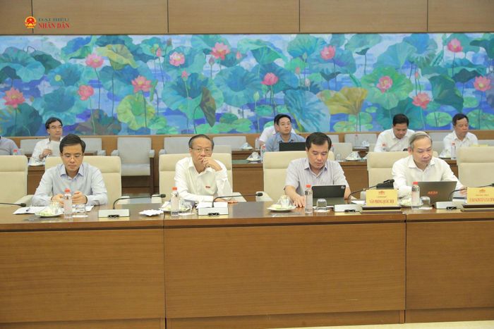 Các đại biểu tham dự cuộc làm việc