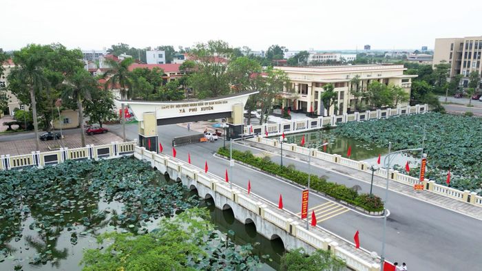 Xã Phú Xuyên trên đà đổi mới. Ảnh: Cổng Thông tin điện tử xã Phú Xuyên