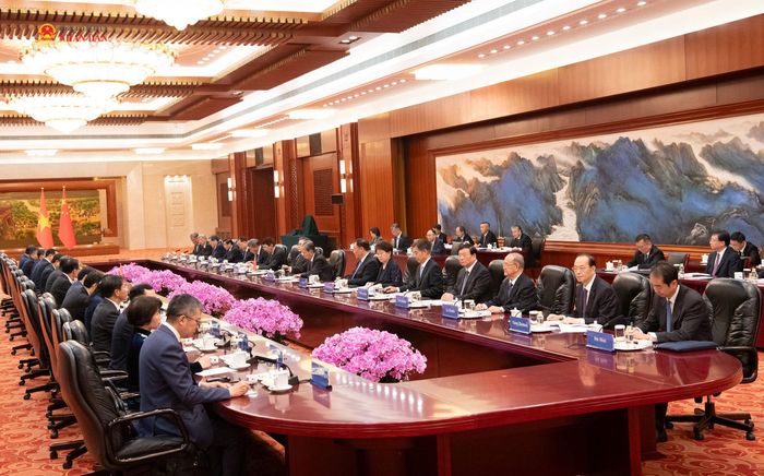 Quang cảnh cuộc hội đàm