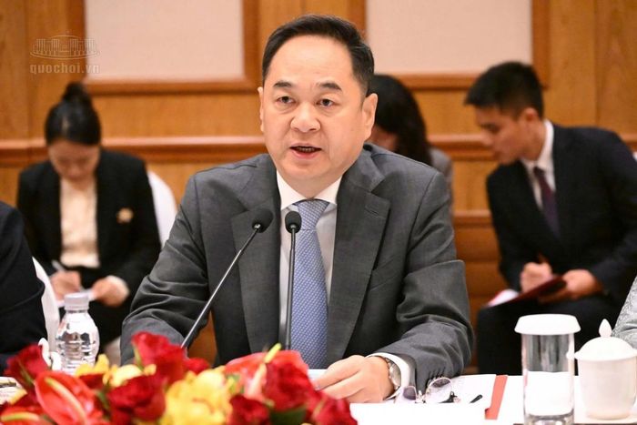 Chủ tịch Hội Hữu nghị Đối ngoại nhân dân Trung Quốc Dương Vạn Minh. Ảnh: CTTĐT Quốc hội