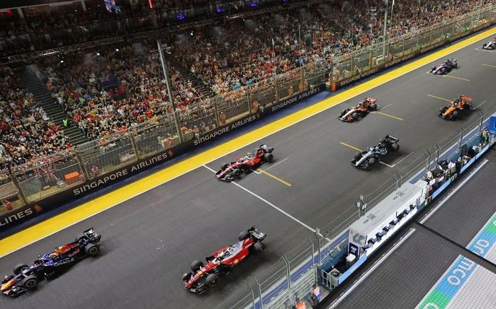 Chặng F1 Singapore Grand Prix 2026 tại đường đua Marina Bay ngày 11/10. Ảnh: Singapore Grand Prix