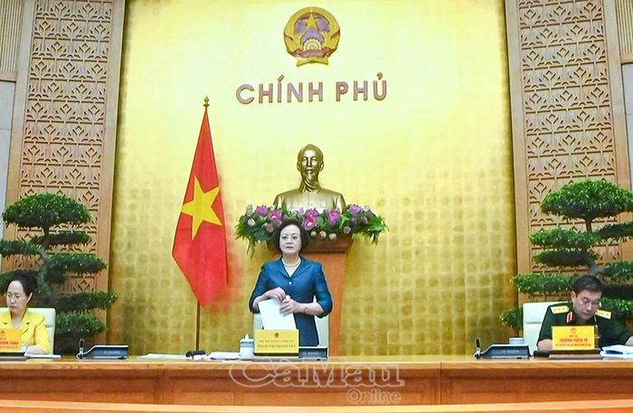 Bí thư Trung ương Đảng, Phó Thủ tướng Chính phủ Phạm Thị Thanh Trà phát biểu kết luận hội nghị.
