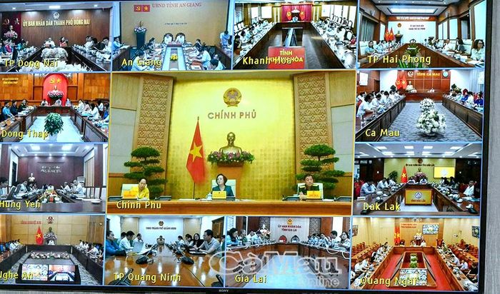 Quang cảnh hội nghị trực tuyến toàn quốc về công tác chuẩn bị tổ chức Ngày Văn hoá Việt Nam gắn với Ngày hội Đại đoàn kết toàn dân tộc năm 2026.