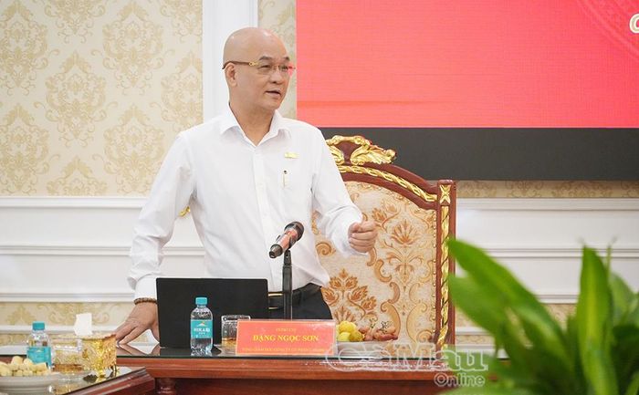 Ông Đặng Ngọc Sơn, Tổng Giám đốc Công ty Cổ phần CAMIMEX Group, thông tin về tình hình hoạt động và định hướng phát triển của doanh nghiệp.