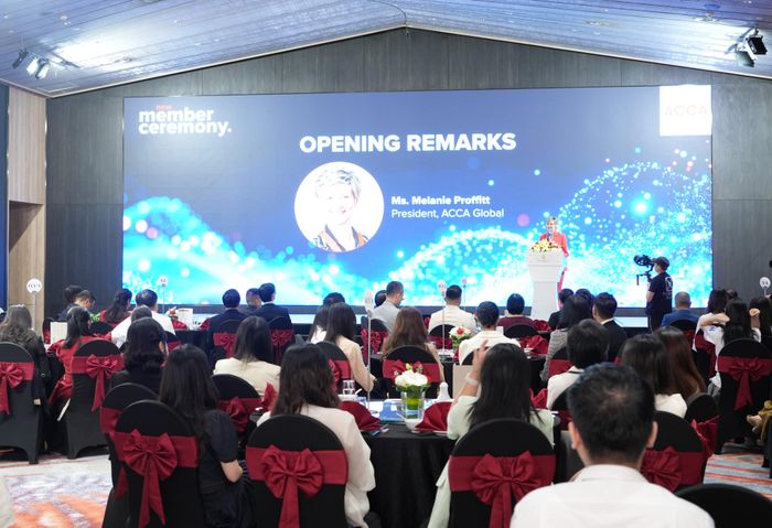 Quang cảnh Lễ Chào mừng Hội viên mới ACCA năm 2026. Ảnh: N.LY