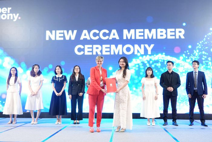 Kiểm toán viên Nguyễn Việt Hà - Kiểm toán nhà nước khu vực I - vinh dự trở thành hội viên ACCA năm 2026. Ảnh: N.LY
