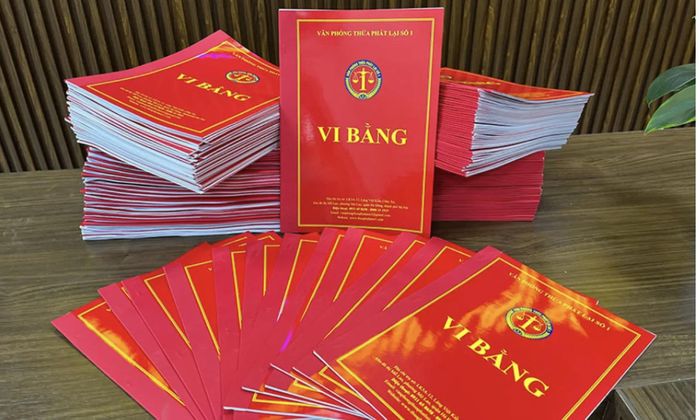 Vi bằng không có giá trị thay thế văn bản công chứng, chứng thực và không ghi nhận quyền sở hữu, sử dụng bất động sản.