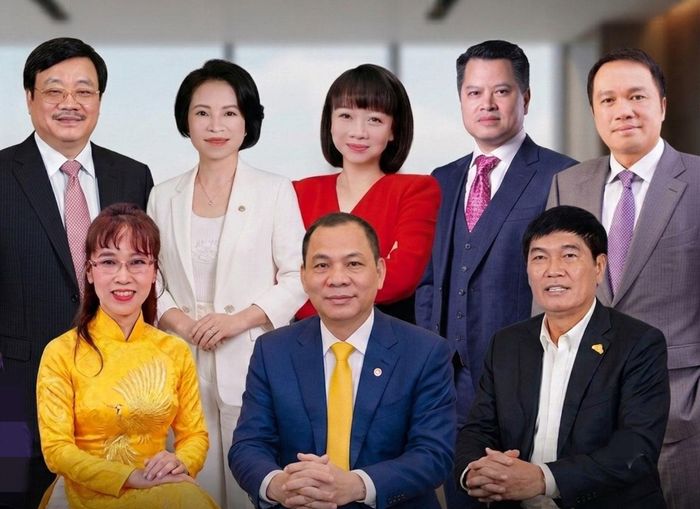 8 tỷ phú USD của Việt Nam theo bảng xếp hạng của Forbes.