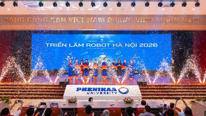 Khai mạc Triển lãm Robot Hà Nội 2026. Ảnh: Phenikaa