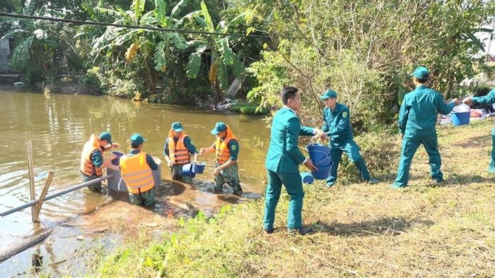 Hà Nội tổ chức diễn tập ứng phó sự cố thiên tai. Ảnh: HNM.