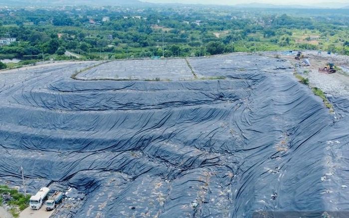 Diện tích khu bãi rác sau khi được đào lên xử lý, đốt phát điện sẽ được nghiên cứu xây dựng công viên cây xanh, khu chức năng thể thao, cụm công nghiệp sạch. Ảnh ST