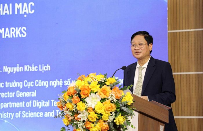 Ông Nguyễn Khắc Lịch, Cục trưởng Cục Công nghệ số và Trí tuệ nhân tạo. Ảnh: Khánh Duy