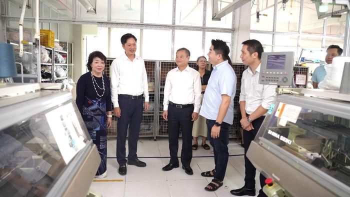 Cộng đồng doanh nghiệp có vai trò quan trọng trong thúc đẩy phát triển kinh tế của xã An Khánh. Ảnh: Phương Lan
