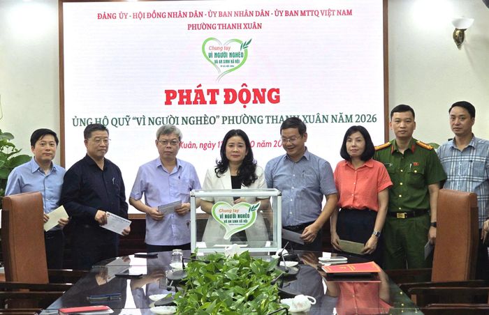 Các xã, phường đồng loạt hưởng ứng, chung tay góp Quỹ. Ảnh: PV