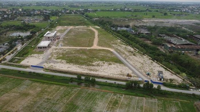 Hình ảnh phóng viên ghi nhận vào ngày 4/4/2025 tại dự án Nhà máy điện rác Greenity Nam Định - (ảnh Nhật Tân).